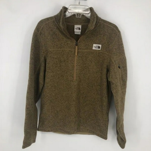 The North Face Olive Green Fleece Sweater - Size Small Men's